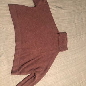 Forever 21 contemporary cropped turtleneck